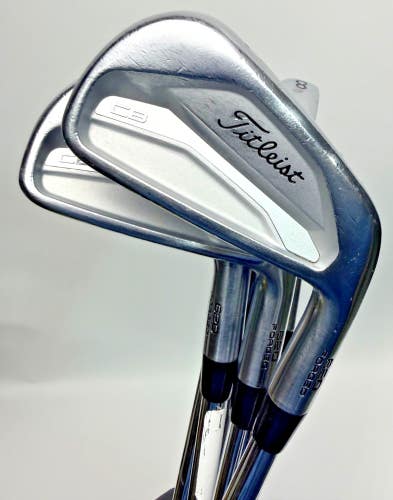 Titleist 620 CB 4-PW Iron Set Project X Rifle 6.0 Stiff Flex Steel Golf Clubs