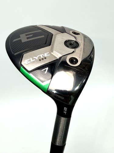 Callaway Elyte Triple Diamond 7 Wood 21 Tensei Blue 75g Stiff Flex Midsize Grip