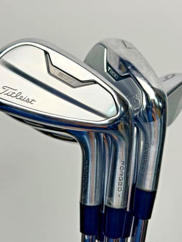 Titleist 2021 T200 Iron Set 6-PW Dynamic Gold S300 Stiff Flex Golf Clubs