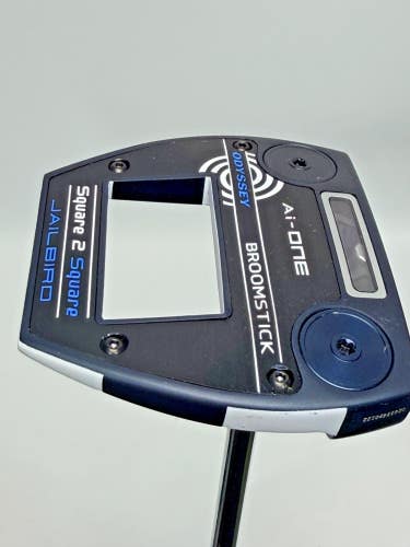 Odyssey Square to Square Jailbird Broomstick Putter 48" Center Shafted