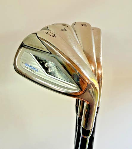 Callaway Paradym Ai Smoke Max Fast 7-AW Irons Tensei R2 40g Senior RH
