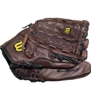 Used Wilson A710 BB/SB Glove RH Throw Brown 12 1/4" 11347-S000262002