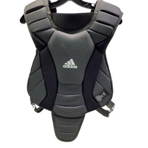 Used Adidas BLK/GRY CHEST PROTECTOR Catchers Chest Protector Grey Intermed 11347-S000261969