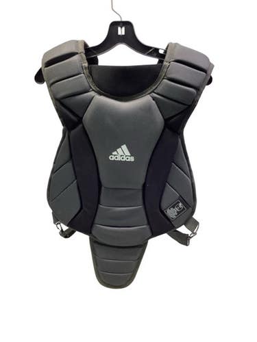 Used Adidas BLK/GRY CHEST PROTECTOR Catchers Chest Protector Grey Intermed 11347-S000261969