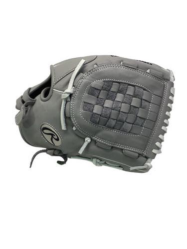 Used Rawlings GG ELITE 12.5 BB/SB Glove RH Throw Grey 12 1/2" 11347-S000261935