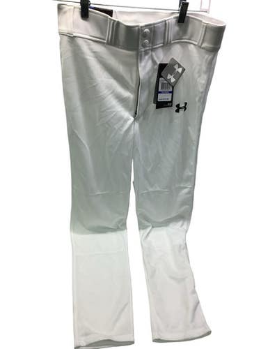 Used Under Armour BASEBALL PANT WHITE BB/SB Pant Boys Black XL 11347-S000261802