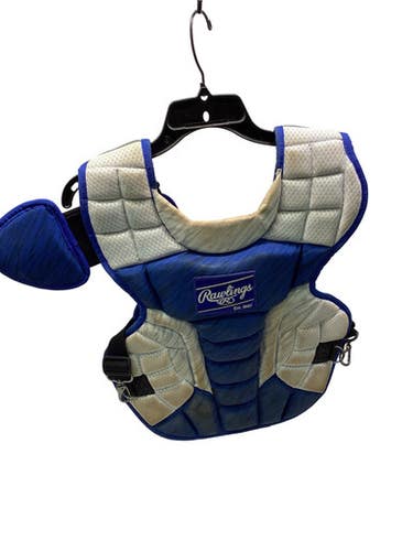 Used Rawlings CHEST PROTECTOR Catchers Chest Protector Royal Blue Intermed 11347-S000261799