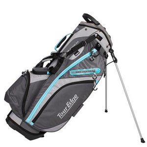 New TOUR EDGE 5.0 STAND BAG SLV/BLU 11347-RCG841538140239