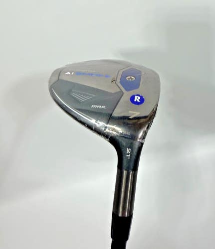 NEW Callaway Ai Smoke Max 7 Wood 21 Cypher Black, Reg or Senior Flex 42