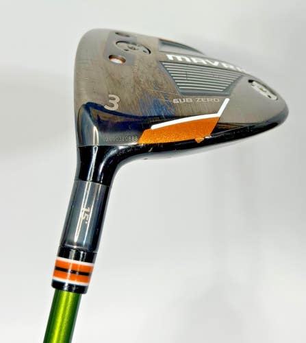 Callaway Mavrik Sub Zero LH 3 Wood 15 Aldila NV Green 75g X-Stiff 43 Midsize