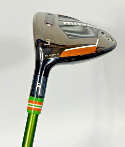 Callaway Mavrik Left Handed 3 Wood 15 Aldila NV Green 75g X-Stiff 43 Midsize