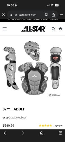 All-Star S7 Axis Adults Catcher's Set (Used)