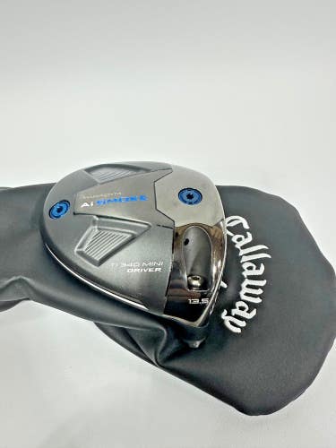 Callaway Mini Driver 13.5 Ti340 Ai Smoke Max Head Only with Black Headcover