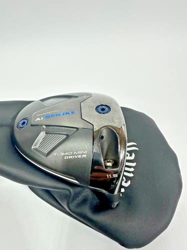 Callaway Mini Driver 11.5 Ti340 Ai Smoke Max Head Only with Black Headcover