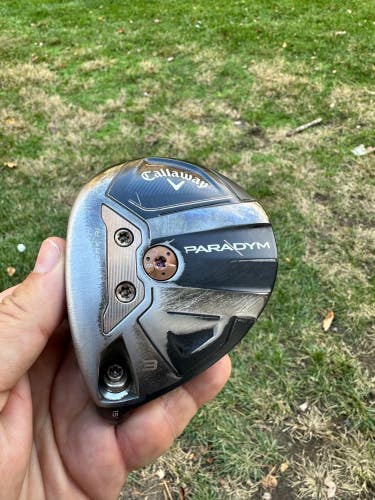 Callaway paradym lh 3 wood  left handed fairway wood head only 15 adjustable