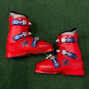 Mondo 23.5 Kid's Salomon T3 Ski Boots (Used)
