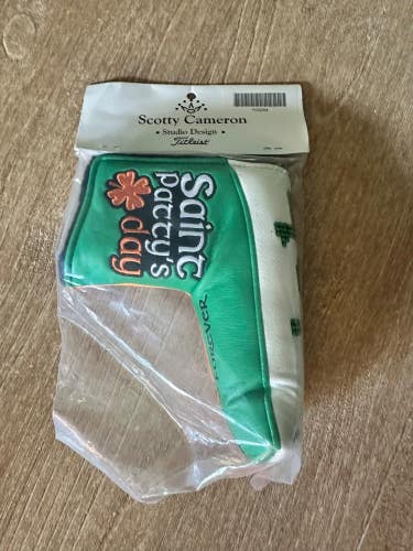 Scotty Cameron Studio Design Saint Pattys Day Ireland Forever Putter Headcover