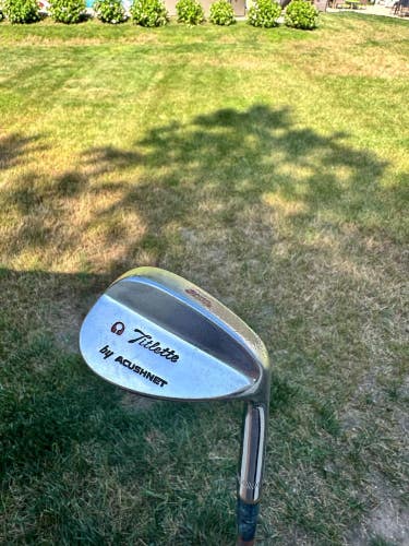 Vintage Titlette by Acushnet Sand Wedge  34  Ornate Ferrule  Blue Golf Pride