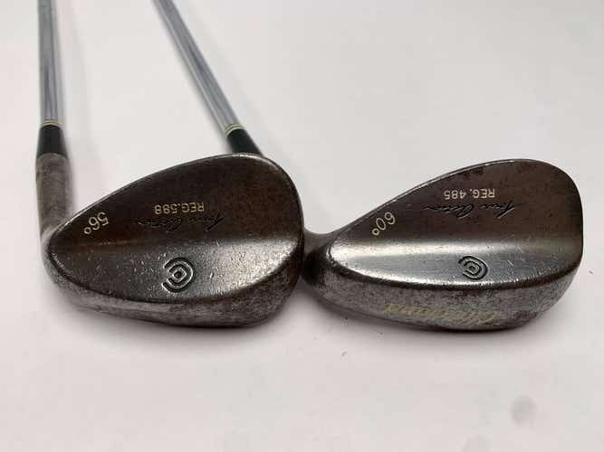 Cleveland 588 Raw Wedge Set 56* 60* Wedge Steel Mens RH