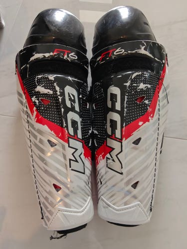Senior CCM JetSpeed FT6 16" Shin Pads (Used)