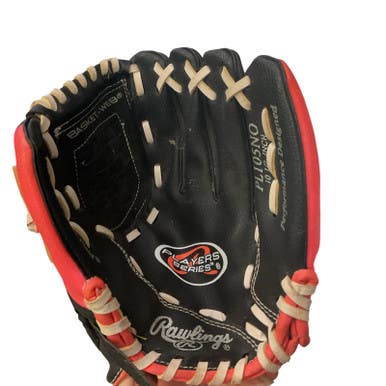 Used Rawlings PLAYER SERIES BB/SB Glove RH Throw Black 10 1/2" 11859-S000027678