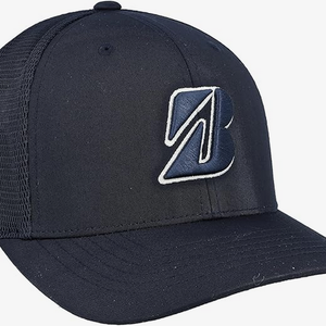 NEW 2024 Bridgestone Golf Eco Mesh Navy Adjustable Snapback Golf Hat/Cap