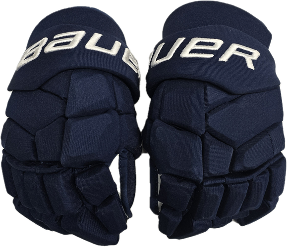 BAUER SUPREME MACH CUSTOM PRO STOCK HOCKEY GLOVES 14" NHL PANTHERS NEW LLY(11831)