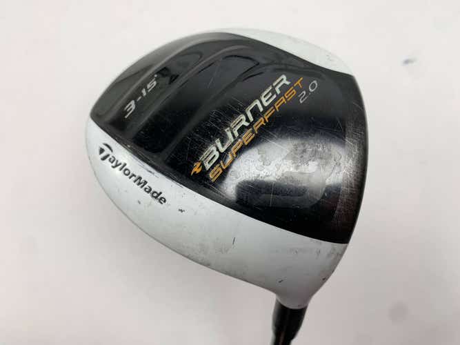 TaylorMade Burner Superfast 2.0 3 Fairway Wood 15* Ozik XCON-4.8 Senior RH +1''