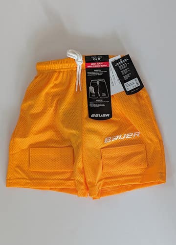 New Bauer JOCK SHORT MESH YELLOW Yth XS 11506-BAR1039245XS