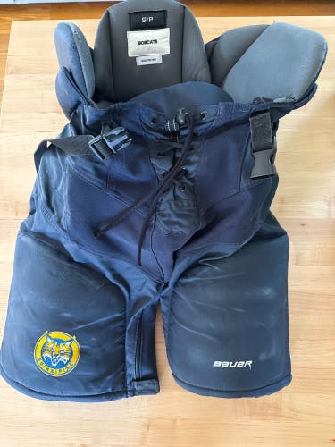 Used Bauer Quinnipiac Bobcat Pants – Small