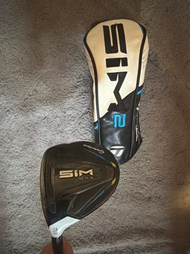 Men's TaylorMade SIM 2 Left Hand Fairway Wood Regular Flex 3 Wood (Used)