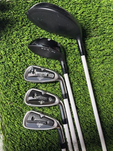 Epec Golf Youth 5 Club Set Driver 14*, 6H 26*, 7, 8, 9 Irons Junior Right Handed