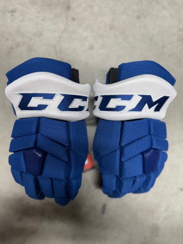 14” CCM Pro Custom HGTKXP Toronto Maple Leafs Pro Gloves Pro Stock (New) NHL