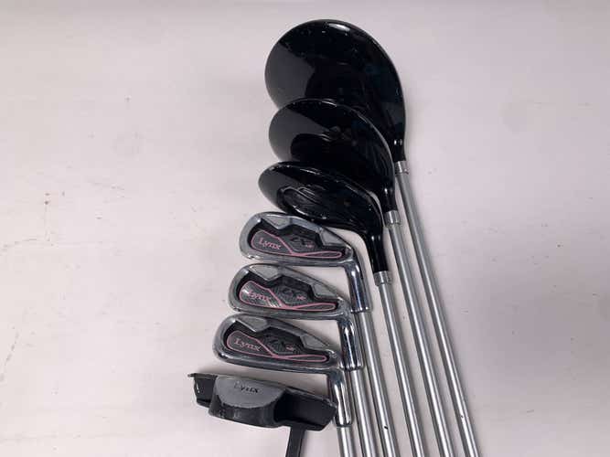 Lynx LX Jr. Club Set Driver 3W 3H 7 9 SW Putter LX Jr. Youth Graphite Junior RH