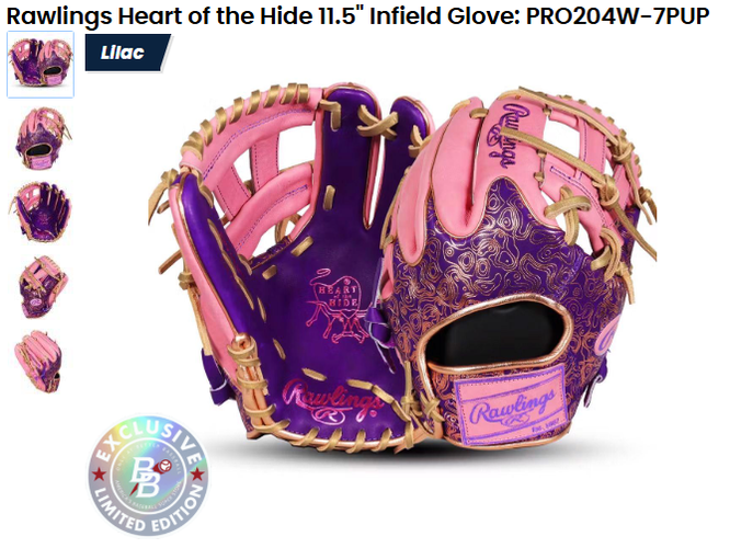 2025 Infield RH Rawlings Heart of the Hide Baseball Glove 11.5" (Used)