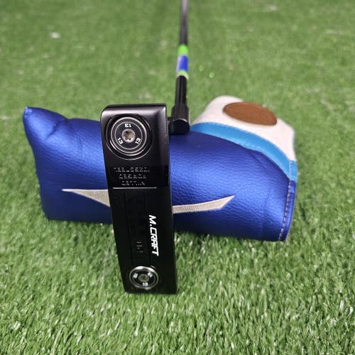 Left Handed 43" Arm Lock Mizuno M Craft Omoi 02 Blade Putter 13g Weights LH