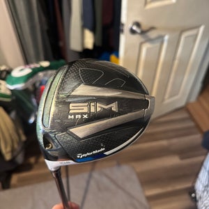 Men's 2020 TaylorMade SIM Max Left Hand Driver Regular Flex 10.5 Loft (Used)