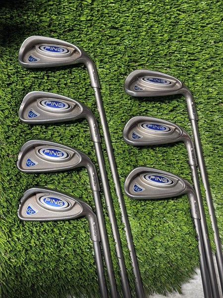 PING G5 White Dot Iron Set 5-PW TFC 100 Graphite Shafts Regular Flex Right Hand