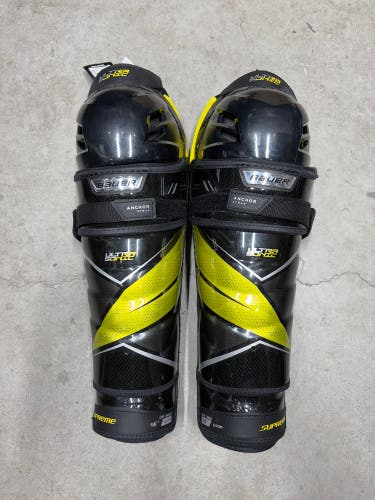 16” Senior Bauer Supreme Ultra Sonic Shin Guards (New) Pro Stock