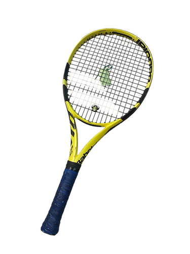 Used Babolat PURE AERO JR 25 Adult Tennis Racquet Yellow 4 3/8" 11706-S000370076