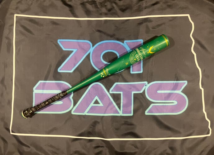 2025 Combat MFG Spec A1 Alloy BBCOR Country Club Green Certified Bat (-3) 30 oz 33" (Used)