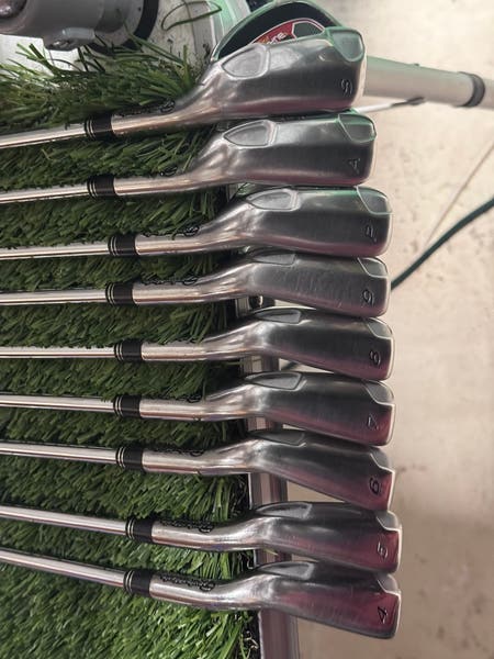 TaylorMade Burner Plus 9 Piece Iron Set 4-PW, SW, AW Stiff Flex