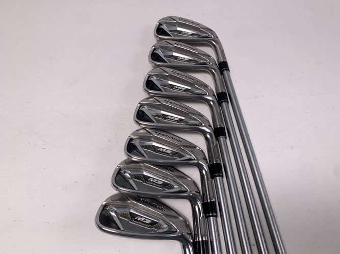 TaylorMade M3 Iron Set 4-PW KBS Tour C-Taper 110g Regular Steel Mens RH +1/2''