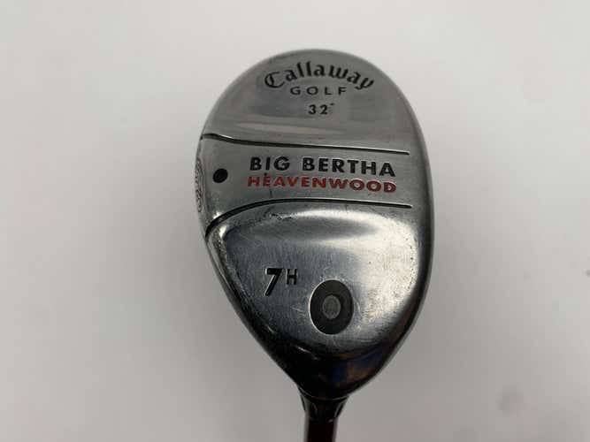 Callaway Big Bertha Heavenwood 7 Hybrid 32* RCH 75w Senior Graphite Mens RH