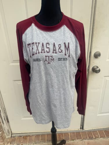 Genuine Stuff, Texas A&M, Long Sleeve, Shirt, Size XL