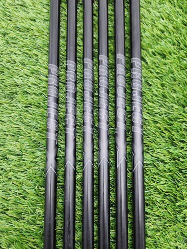 PROJECT X RIFLE BLACKOUT IRON SHAFT STIFF 120G .355 TIP VERYGOOD