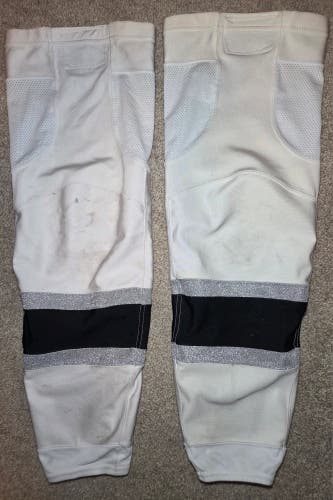 LA Kings Adidas MiC Pro Stock  NHL Team Issue Cutproof Hockey Socks Large