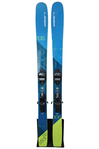 USED 2018 Elan Ripstick 106 Skis with Attack 11 Bindings - 174cm