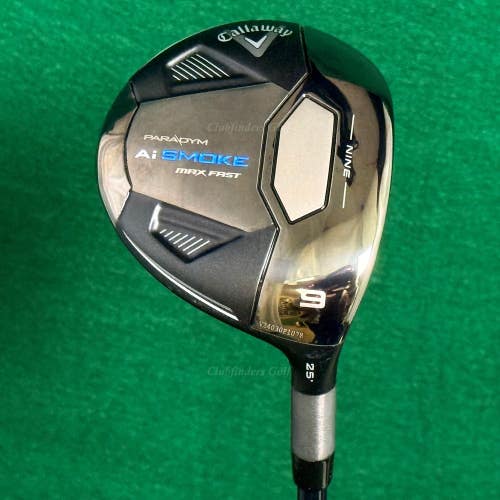 Callaway Paradym Ai Smoke Max Fast 25 Fairway 9 Wood Ventus TR 6-R Regular w/HC