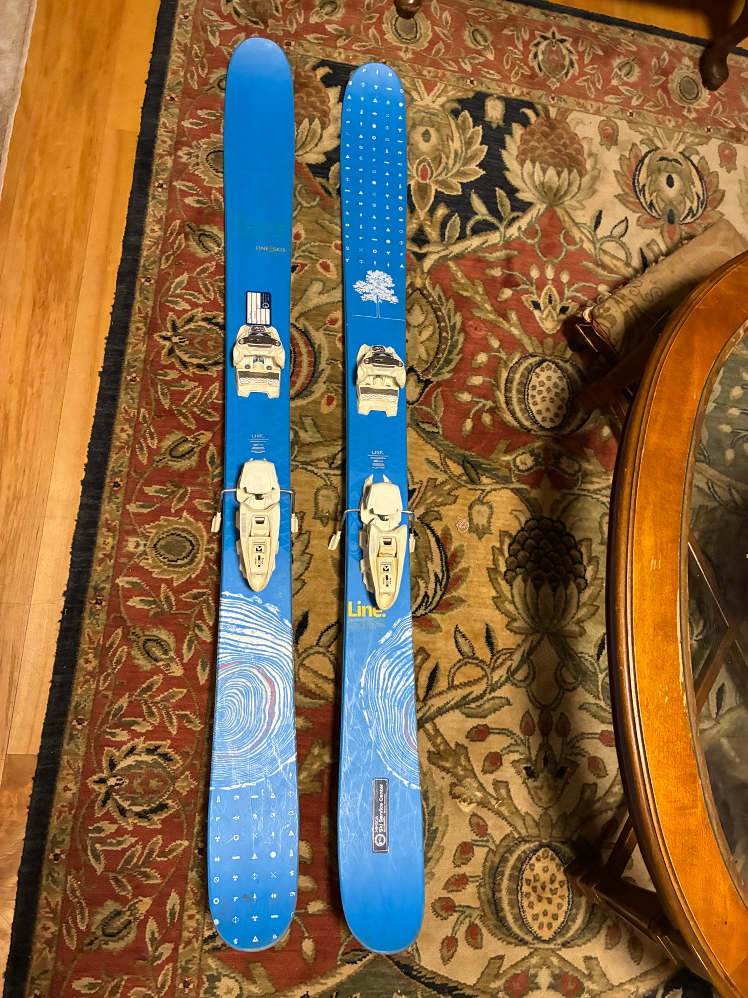 Line Sir Francis Bacon 155 cm Park Skis With Bindings (Used